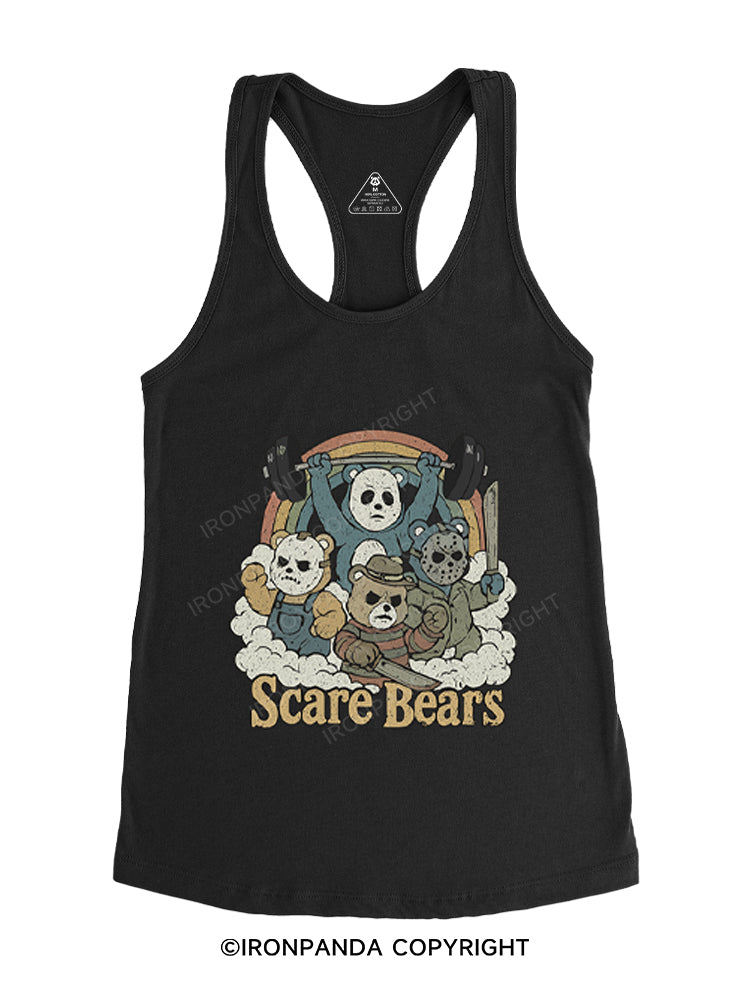 SCARE BEARS Gym Racerback Tank