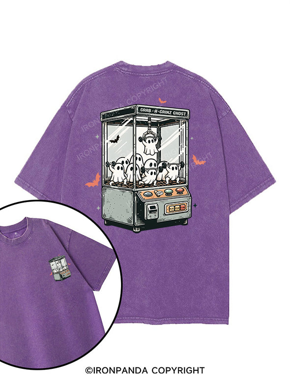 GRAB-A-GAINZ GHOST printed Gym Shirt