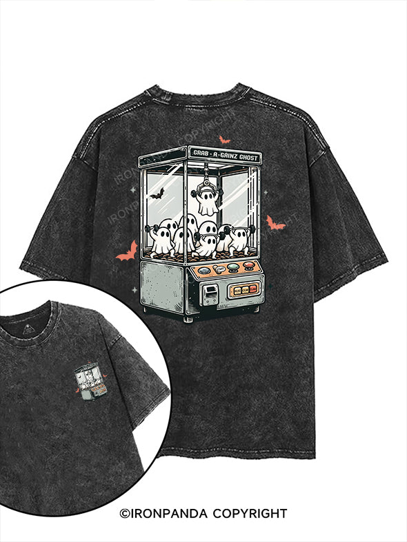 GRAB-A-GAINZ GHOST printed Gym Shirt