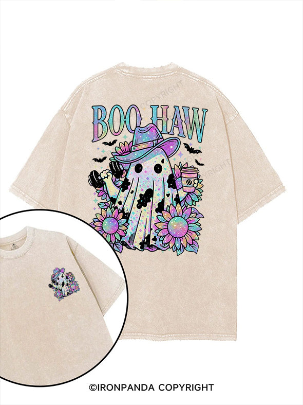 boo-haw printed Gym Shirt