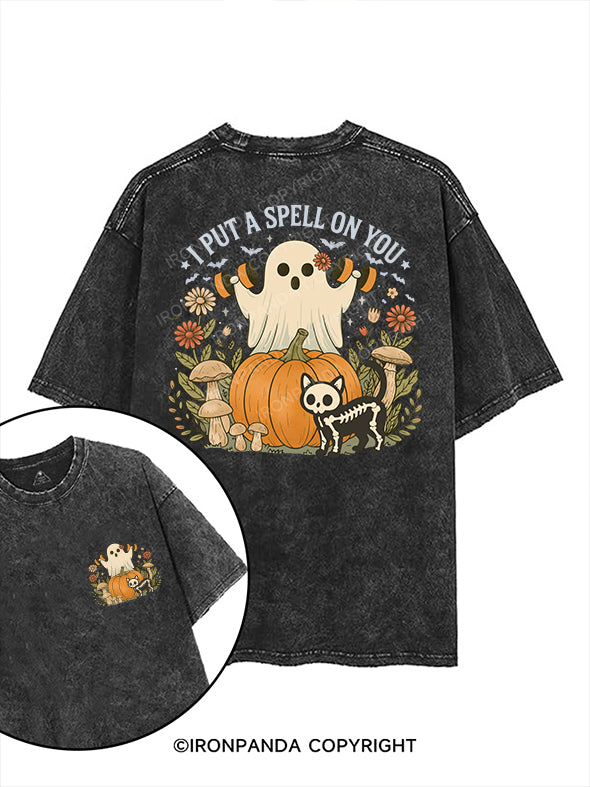 I PUT A SPELL ON YOU printed Gym Shirt