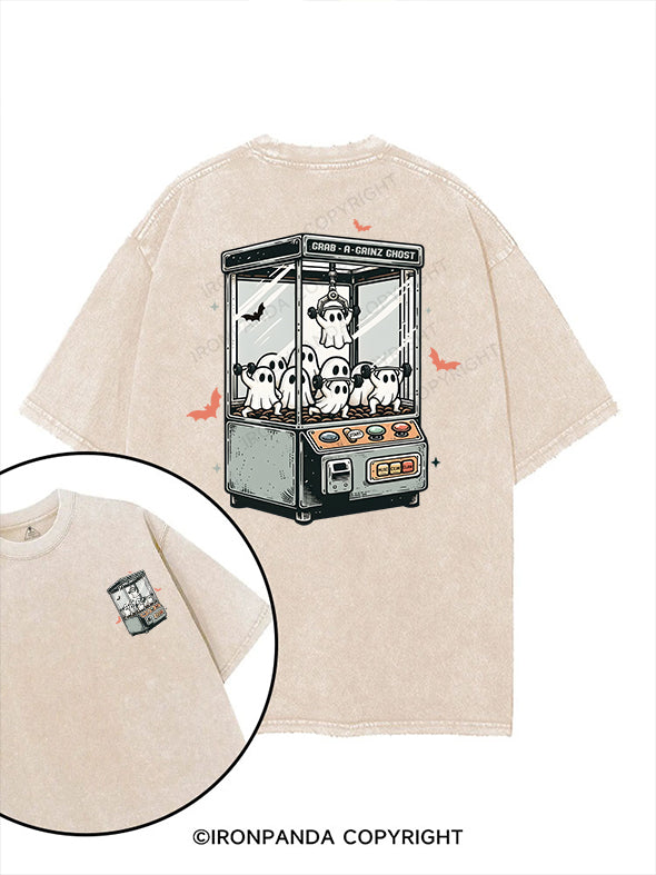 GRAB-A-GAINZ GHOST printed Gym Shirt