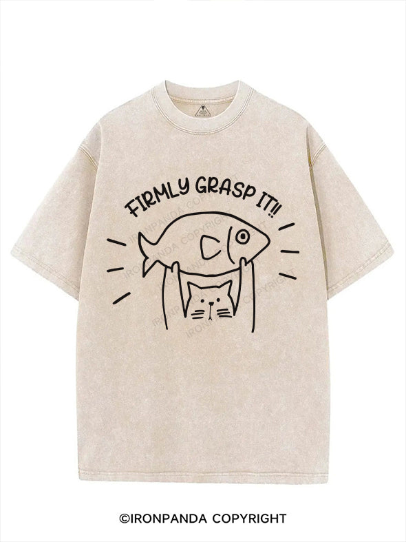 FIRMLY GRASP IT VINTAGE GYM SHIRT