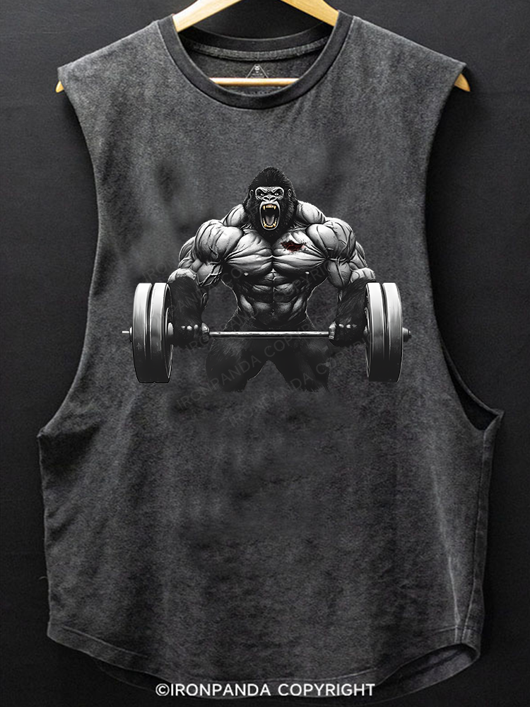 Weightlifting gorilla BOTTOM COTTON TANK