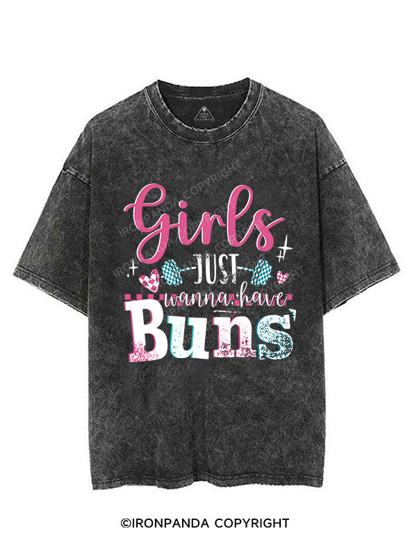 Girls just wanna have buns VINTAGE GYM SHIRT