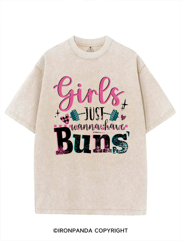 Girls just wanna have buns VINTAGE GYM SHIRT