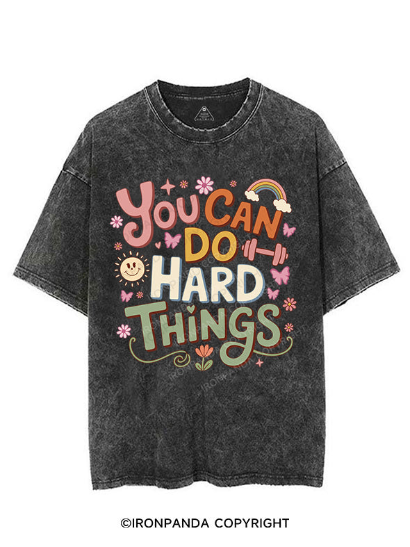 you can do hard things VINTAGE GYM SHIRT