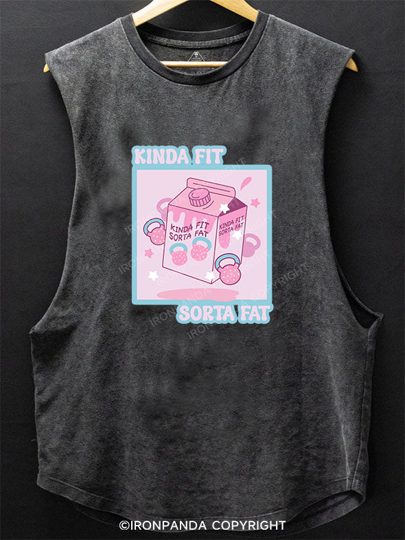 NO DAYS OFF SCOOP BOTTOM COTTON TANK