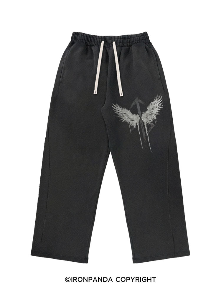 Viking feathers Washed Baggy Joggers