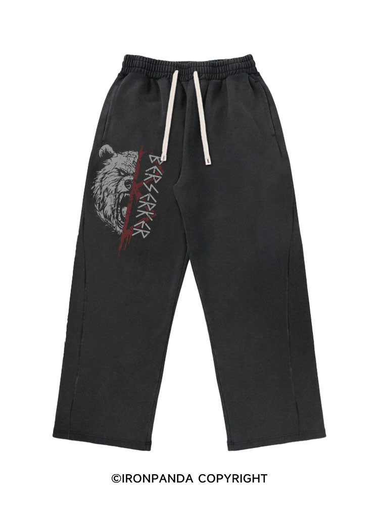 Viking Bear Washed Baggy Joggers