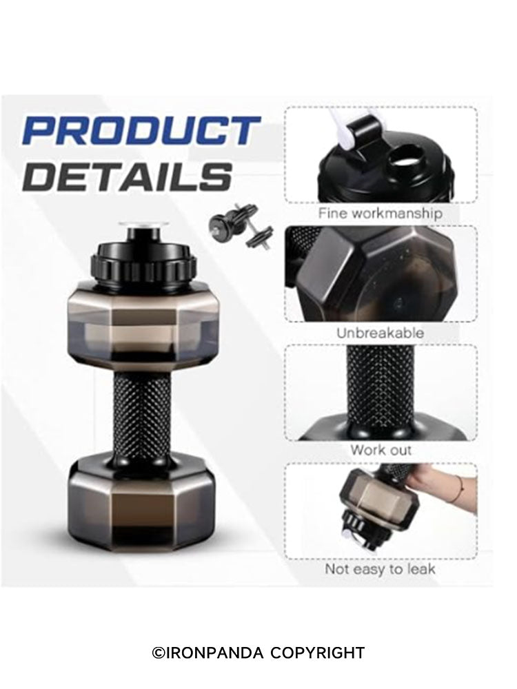 IronPanda Dumbbell Water Bottle