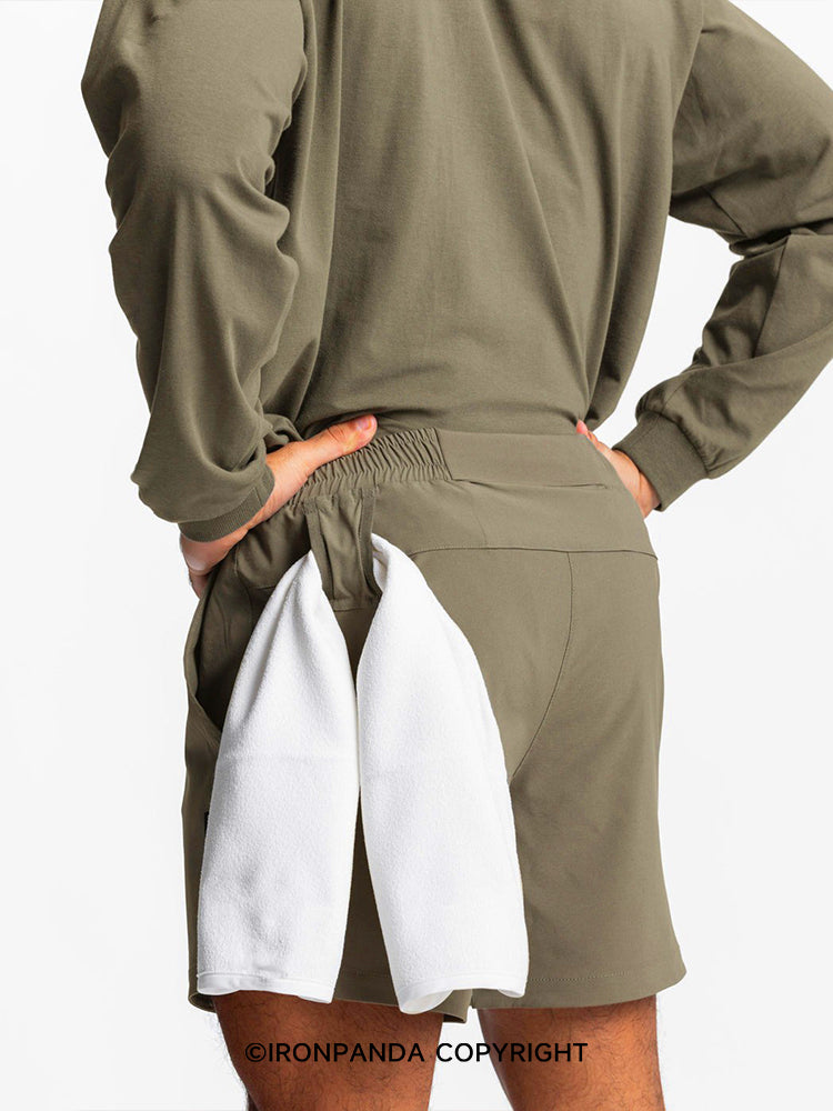IronPanda Multifunctional Quick-Drying Sports Shorts