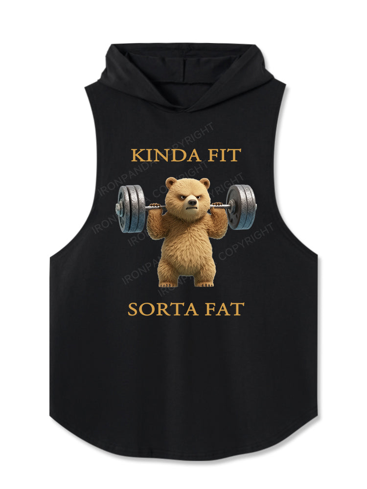 KINDA FIT SORTA FAT Hooded Tank