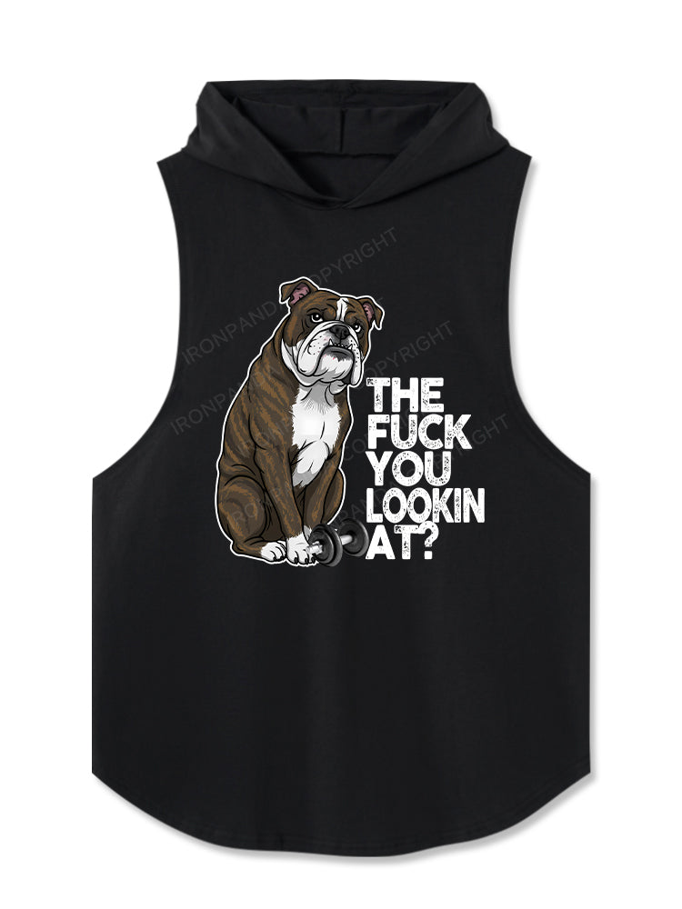 The Fuck You Lookin At? Hooded Tank