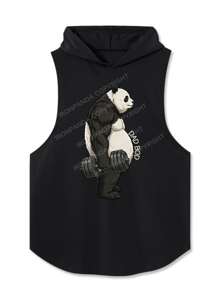 Dad Bod Panda Hooded Tank