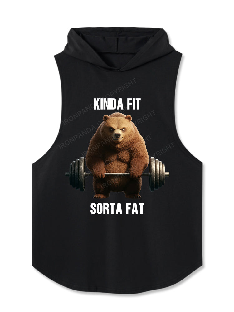 KINDA FIT SORTA FAT Hooded Tank