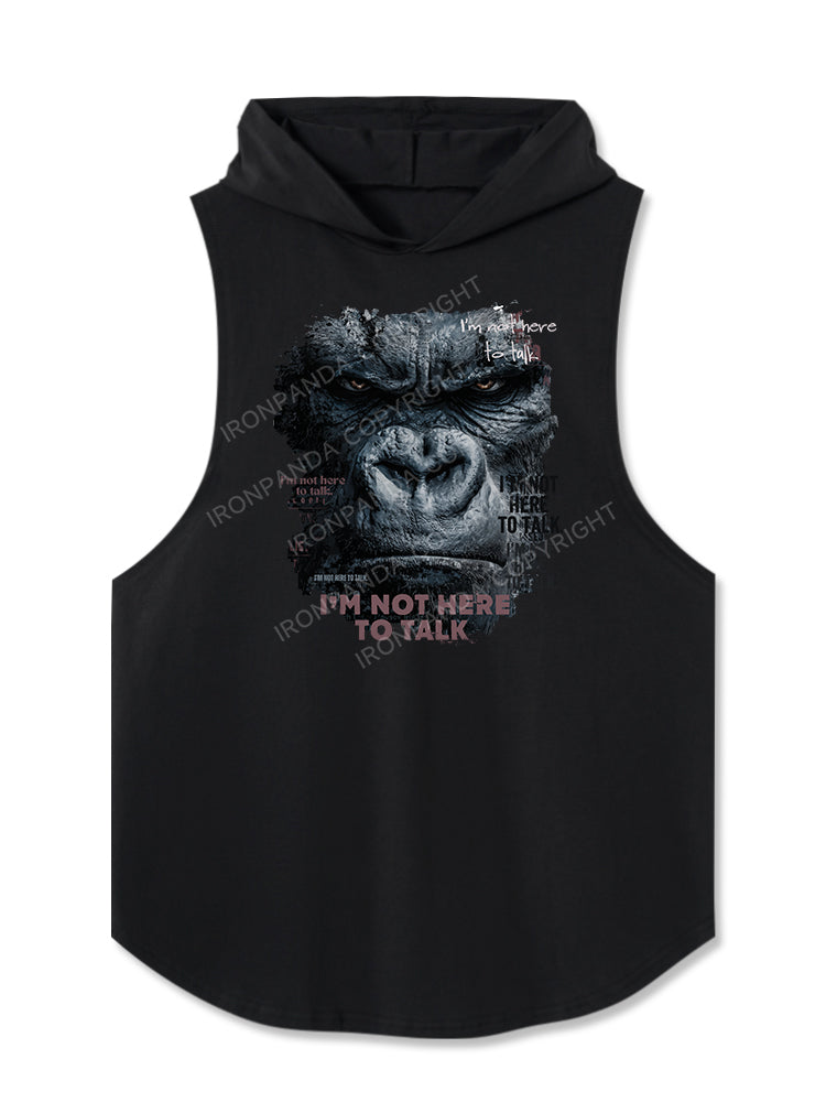 IM NOT HERE TO TANK Hooded Tank