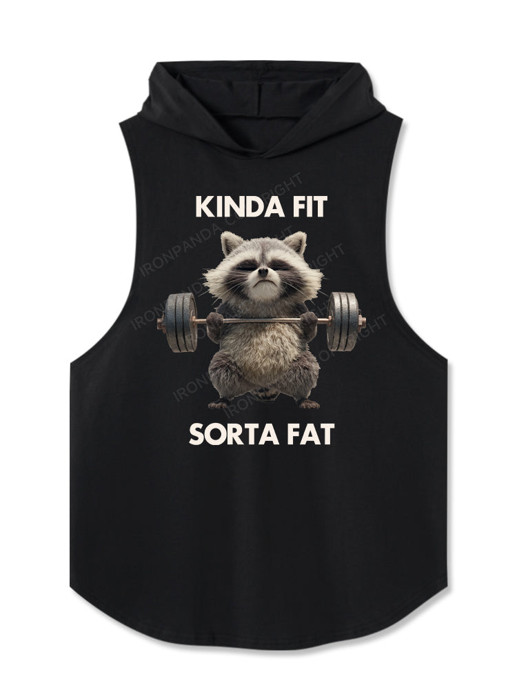 KINDA FIT SORTA FAT Hooded Tank