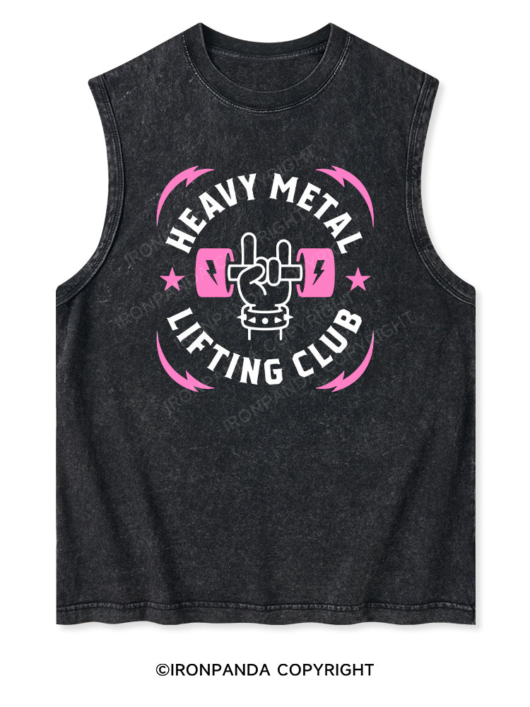 HEAVY METAL LIFTING CLUB Washed Tank