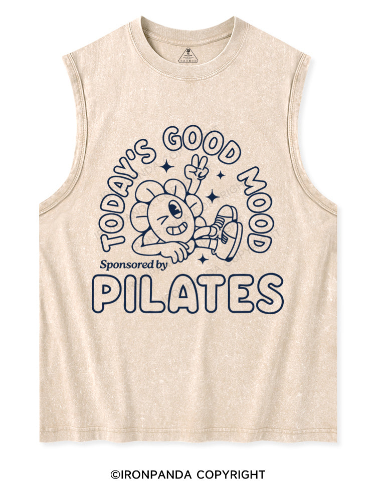 today's good mood sponsored by pilates Washed Tank Washed Tank