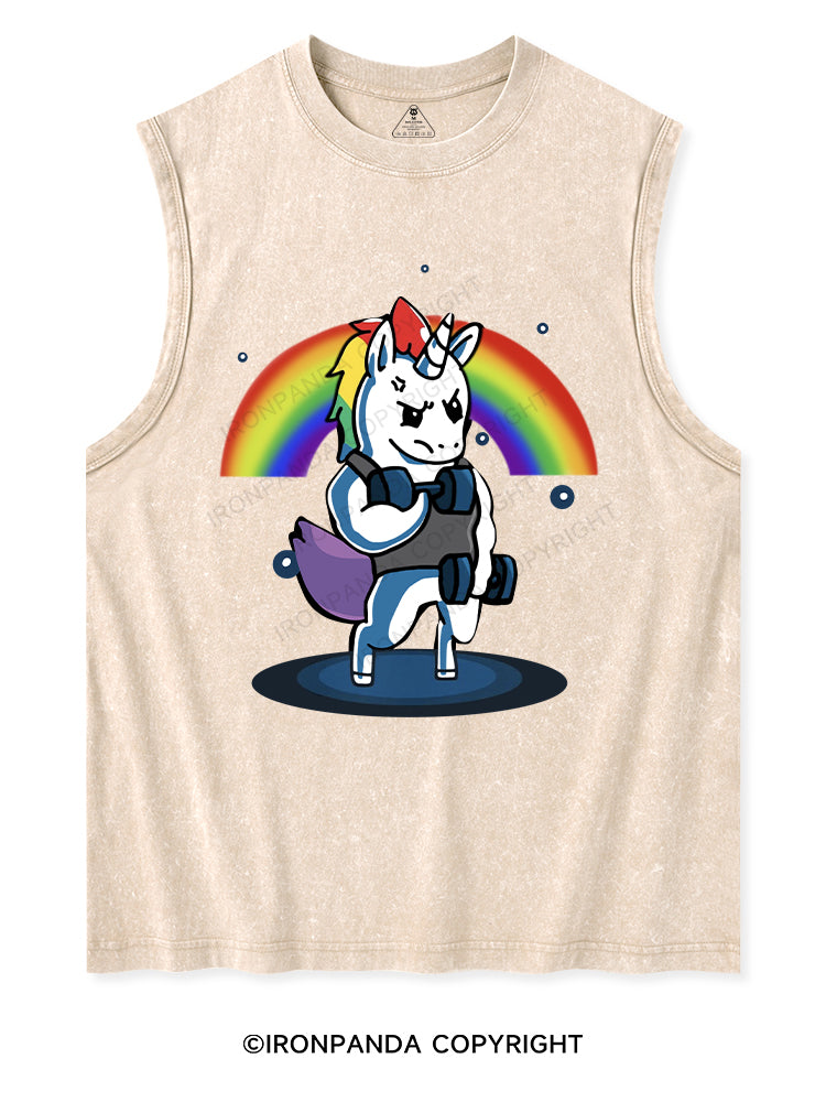 Unicorn Rainbow Washed Tank
