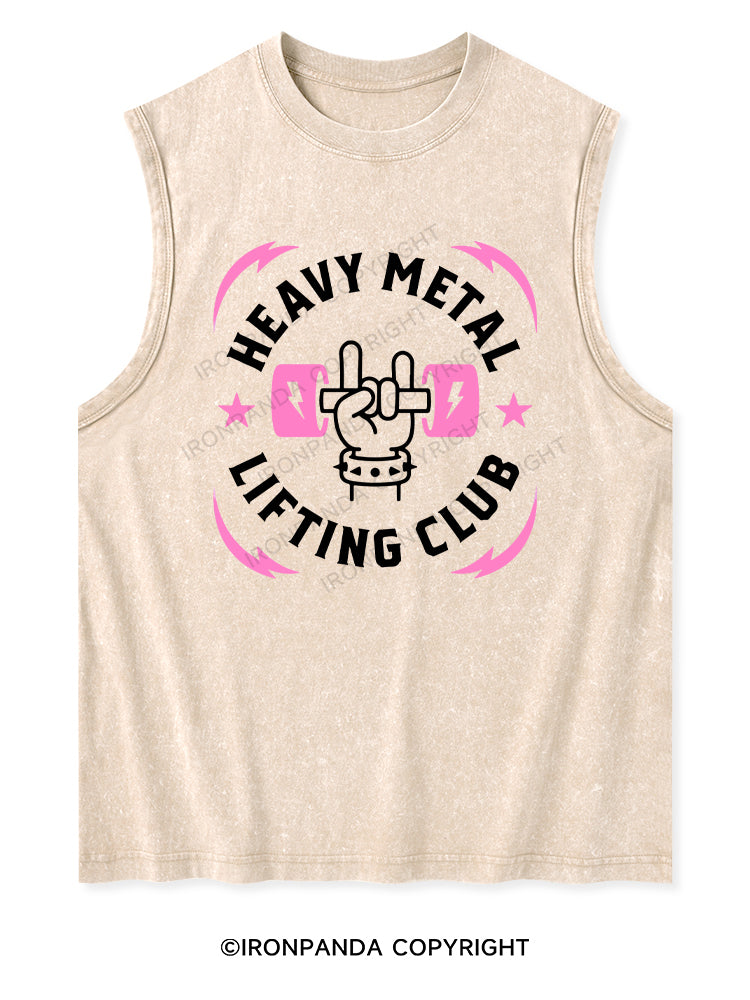 HEAVY METAL LIFTING CLUB Washed Tank