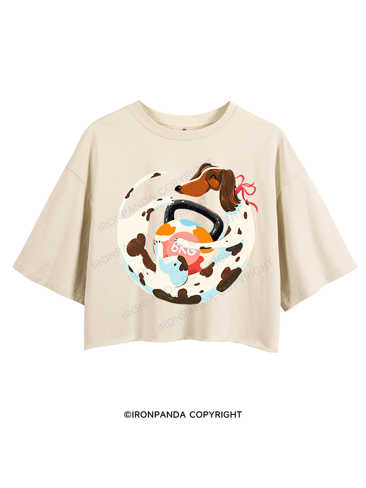 DACHSHUND GAINS CROP TOPS