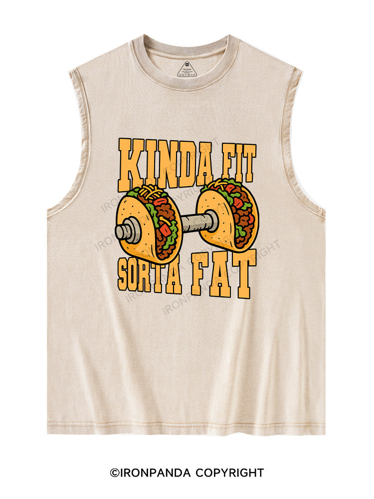 KINDA FIT SORTA FAT Washed Tank