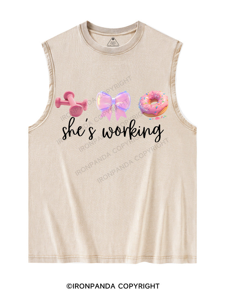 She's working Washed Tank