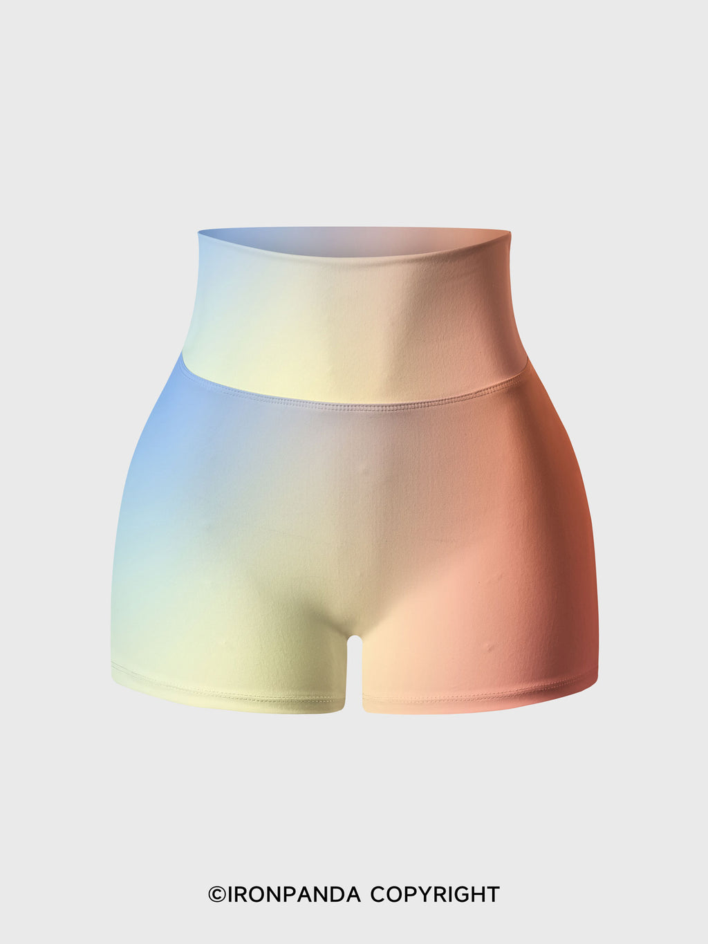 Cotton Candy Printed Yoga Shorts