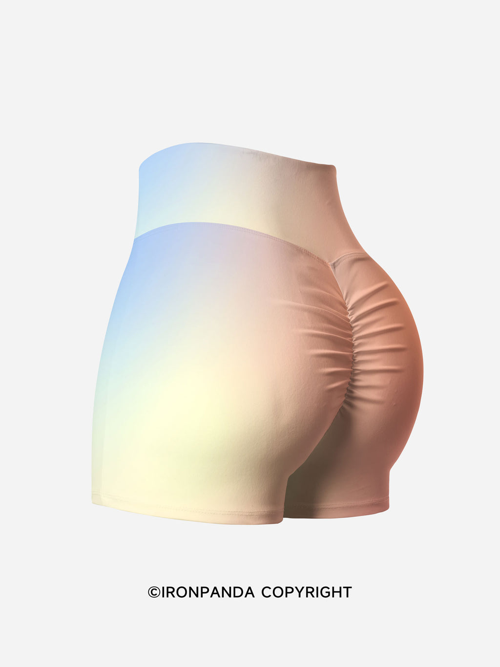 Cotton Candy Printed Yoga Shorts