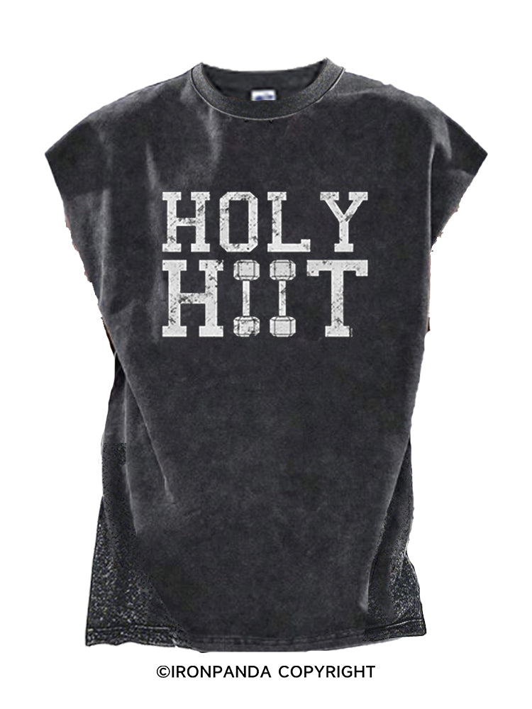 HOLY HIIT Cut Off Tank