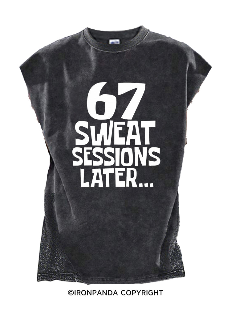 67 sweat sessions later… Cut Off Tank