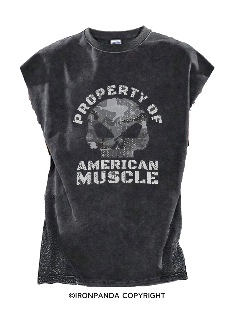 PROPERTY OF AMERICAN MUSCLE Cut Off Tank