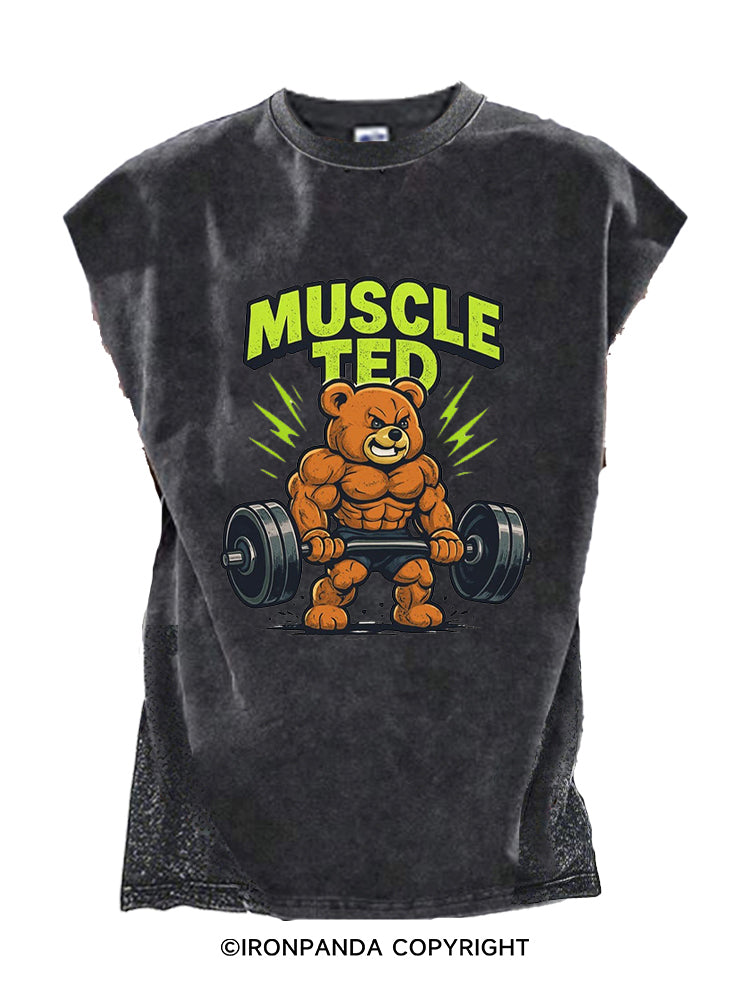 MUSCLE TED Cut Off Tank