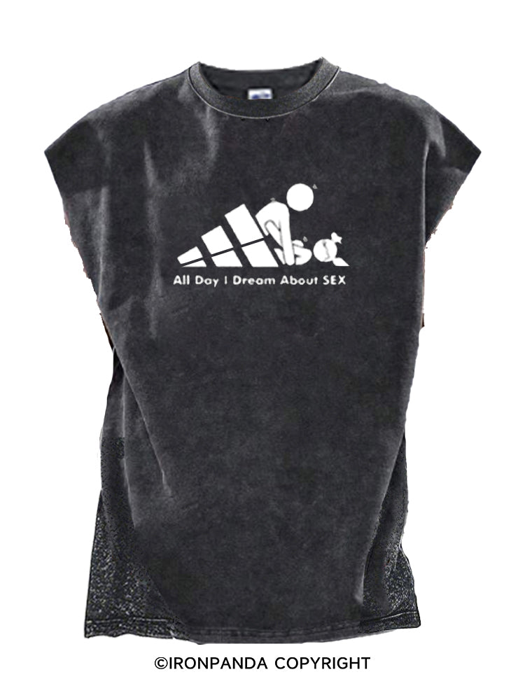 HARD YOU SHALL GO OR PUSSY YOU WILL BE Cut Off Tank