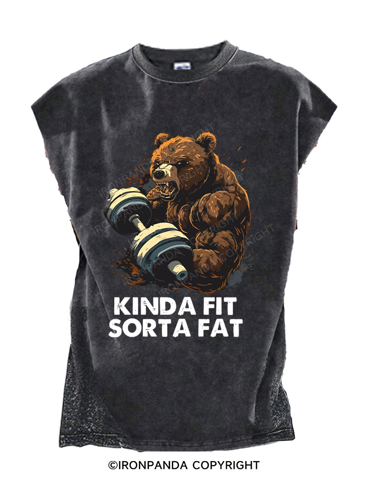 KINDA FAT SORTA FIT  Cut Off Tank