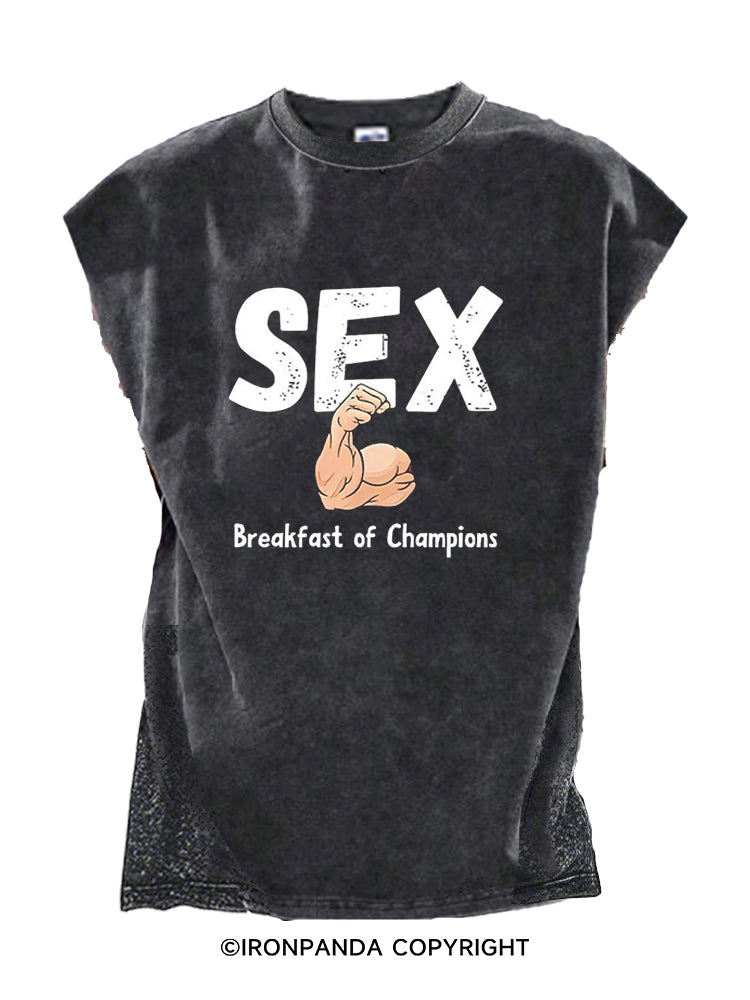 SEX – Breakfast of Champions Cut Off Tank