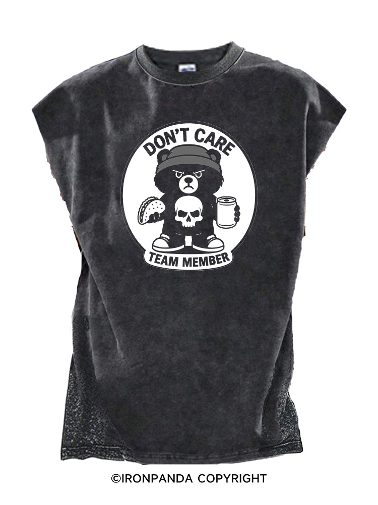 DON'T CARE TEAM MEMBER Cut Off Tank