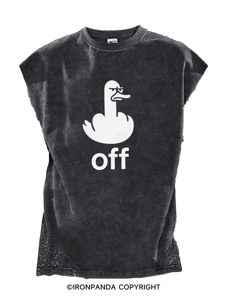 fuck off Cut Off Tank