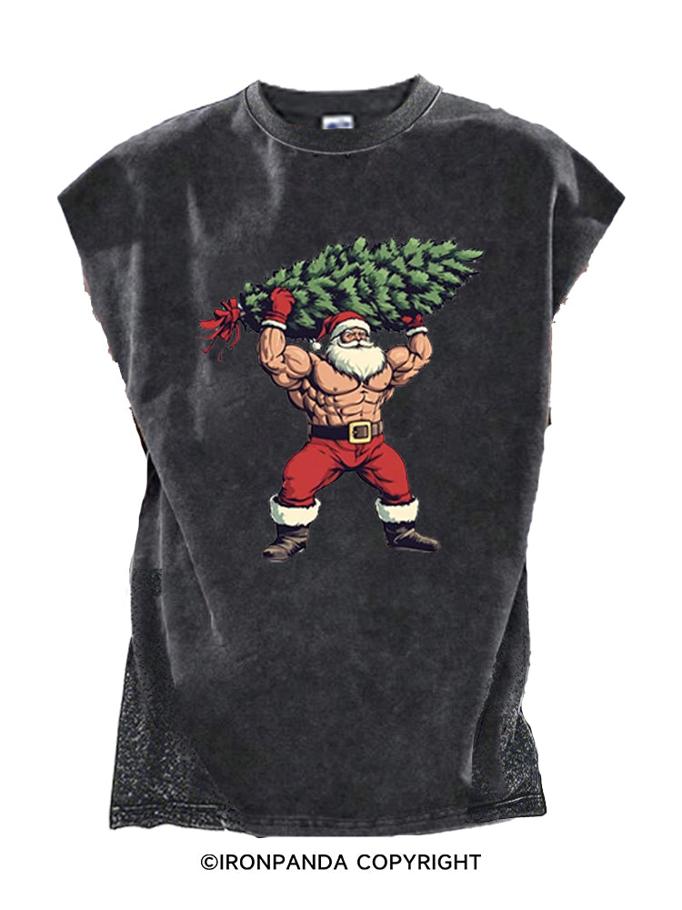 Merry Liftmas Cut Off Tank