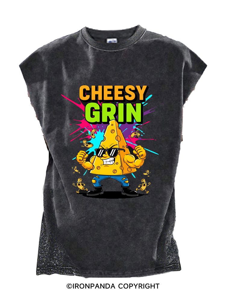 CHEESY GRIN Cut Off Tank