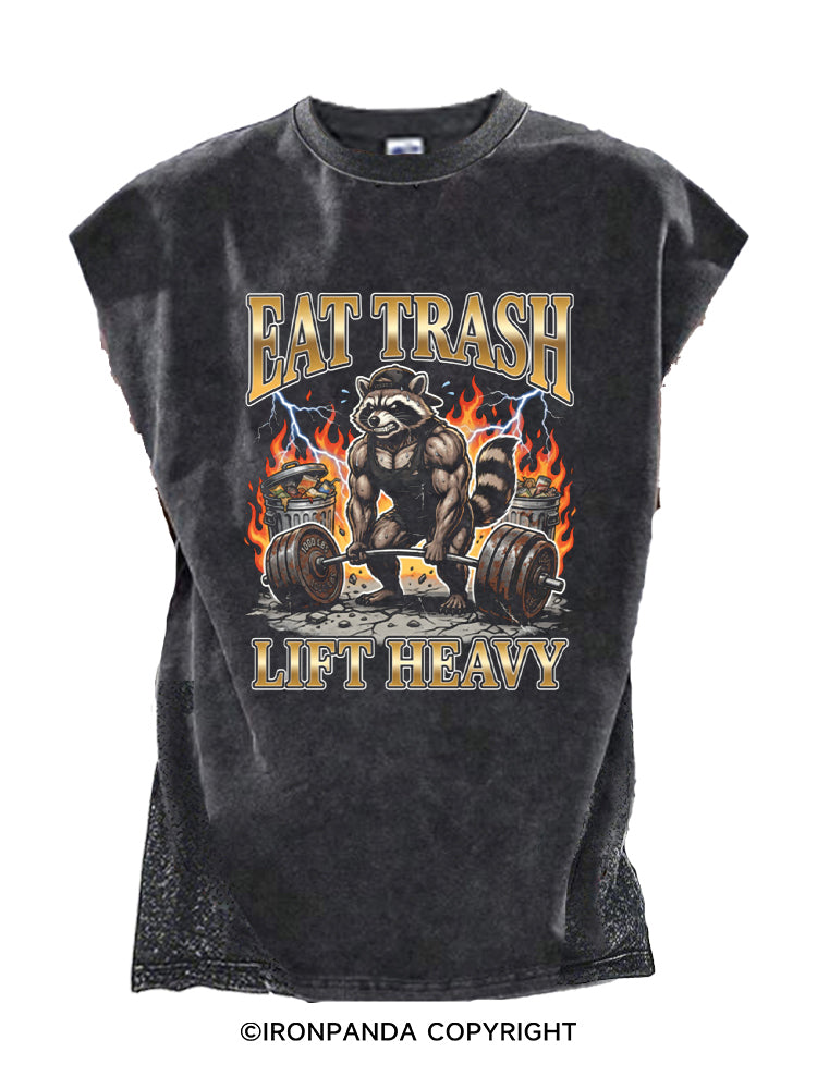 EAT TRASH LIFT HEAVY WORKOUT Cut Off Tank