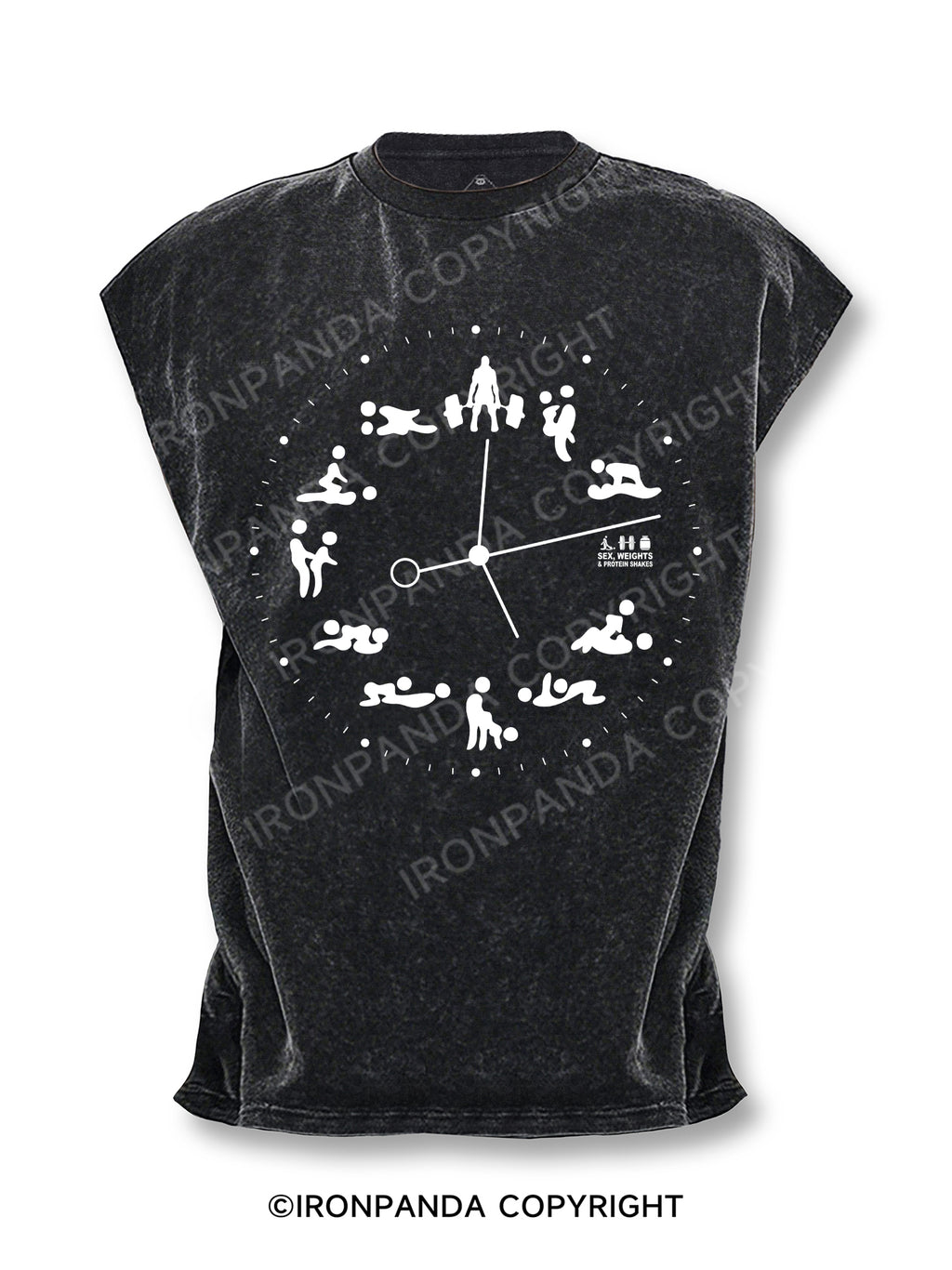 gym time Cut Off Tank