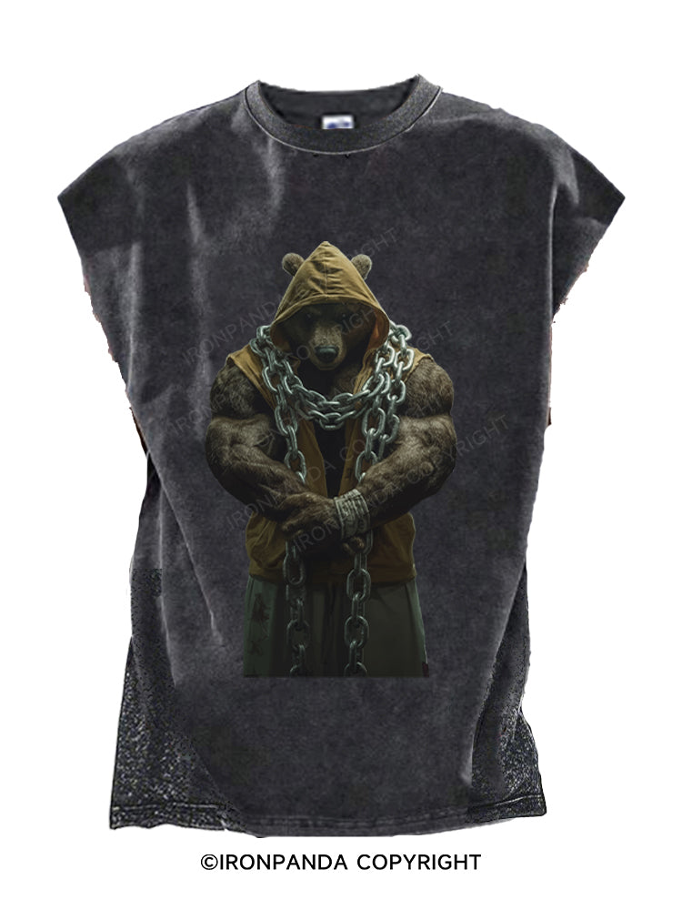 Bodybuilding bear Cut Off Tank