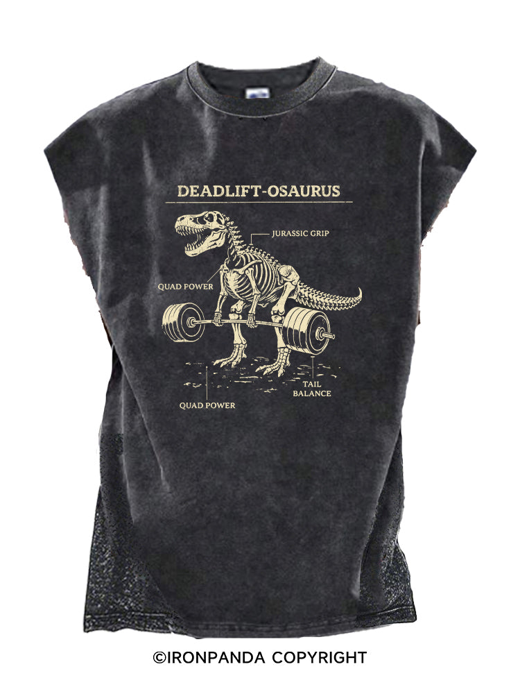 deadlift-osaurus Cut Off Tank