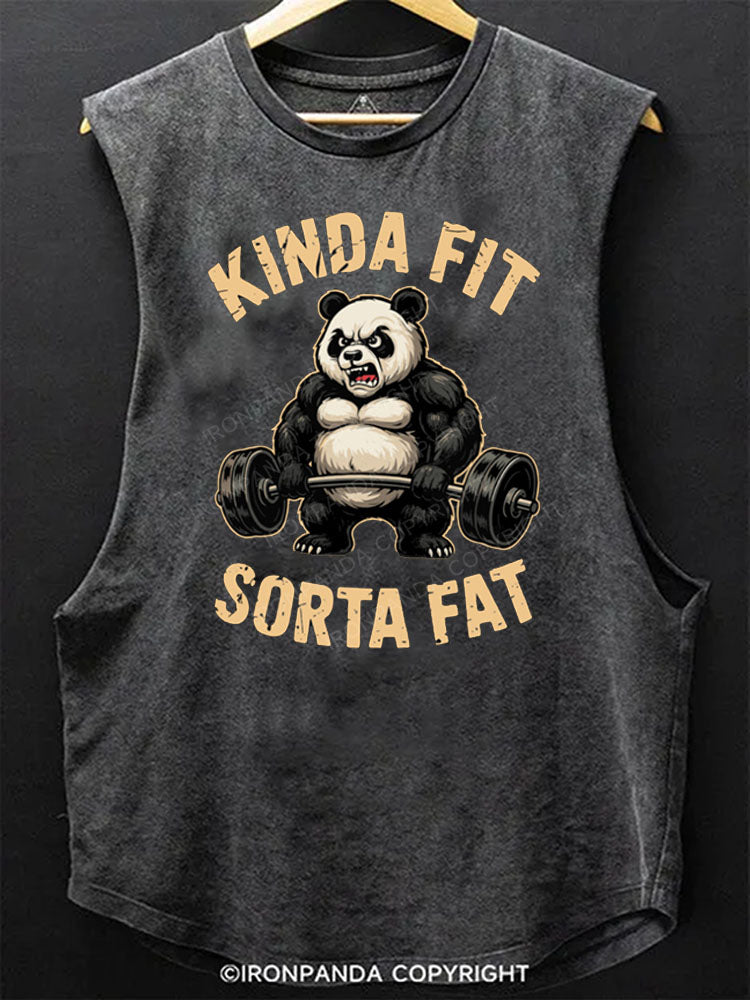 KINDA FIT SORTA FAT Scoop Bottom Cotton Tank