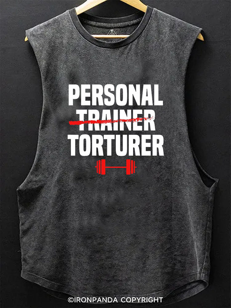 TORTURER Scoop Bottom Cotton Tank