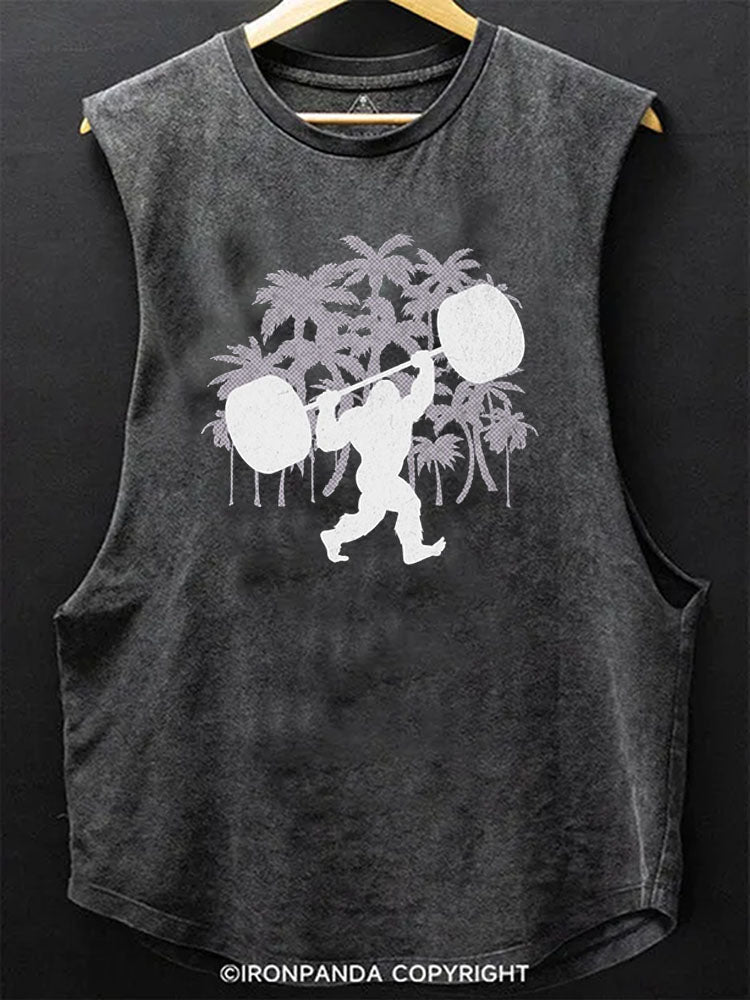 Bigfoot Weightlifting Scoop Bottom Cotton Tank