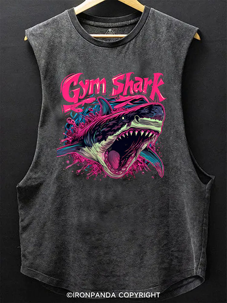 Shark Scoop Bottom Cotton Tank
